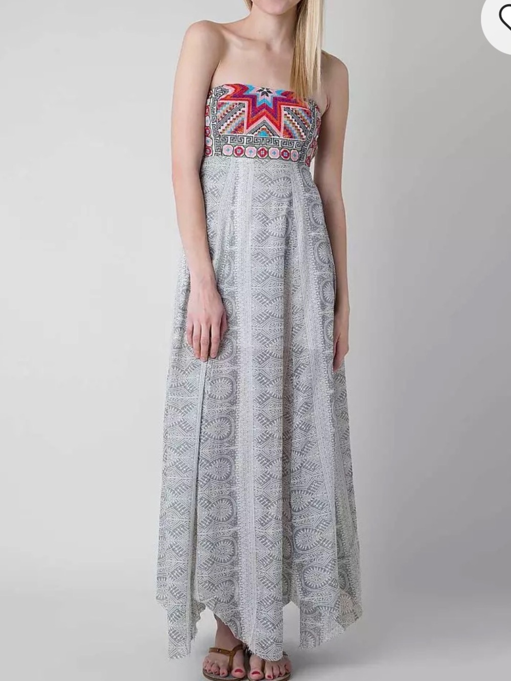 Rip Curl Mi Amour Tube Top Maxi Dress Size Small